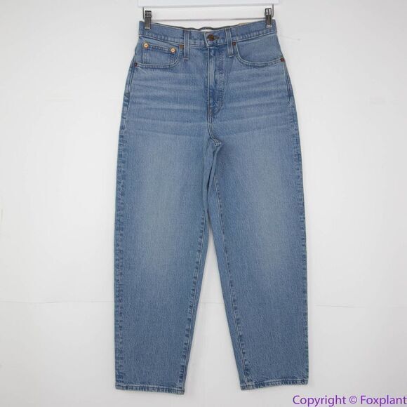 NEW Madewell USA-made Balloon Jeans in Whistler Wash, 26 - Picture 2 of 16